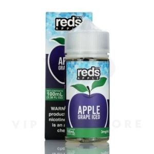 Grape Iced 7 Daze Red Apple 100ml is a unique and refreshing e-liquid flavor by 7 Daze, a well-known brand in the vaping industry. this e-juice combines the sweetness of juicy grapes with the crisp taste of red apples, all mentholated for a cool and refreshing