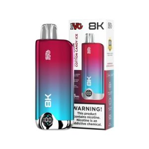 IVG 8000 puffs disposable vape with digital screen and adjustable airflow comes in 35mg & 50mg, rechargeable pod around 8 rich & unique amazing flavors, smooth and enhanced with a best nicotine hit