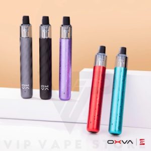 Introducing the Oxva Artio pod kit a sleek and stylish pen-style e-cig that combines great taste and portability. This versatile device is compatible with both refillable and pre-filled cartridges, offering you a variety of vaping experiences with rich and smooth taste. The ergonomic design fits comfortably in your hand, making it easy to use anywhere. Perfect for new vapers and experienced users alike, the ARTIO is the perfect companion for your vaping journey. With its premium materials and durable construction, this device is built to last. Take your vaping to the next level with the ARTIO.