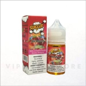 Strawberry Pomegranate Ice 30ml Slugger Jawbreaker Series this nicotine salt e-liquid combines the juicy and sweet taste of fresh strawberries with the tart and fruity flavor of pomegranate all chilled to perfection with a cool menthol ice sensation with its unique blend of flavors this e-liquid