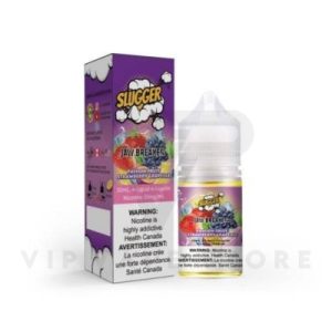 The Passion Strawberry Grape Ice 30ml Slugger Jawbreaker Series this nicotine salt e-liquid combines the exotic and sweet taste of passionfruit, the juicy and ripe flavor of strawberry, and the sweet and tangy taste of grape, finished with a cool menthol ice