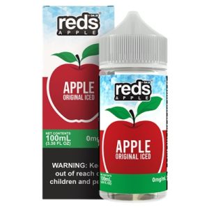 7daze Reds Apple original Ice 100ml shop best price of vape juice in Pakistan